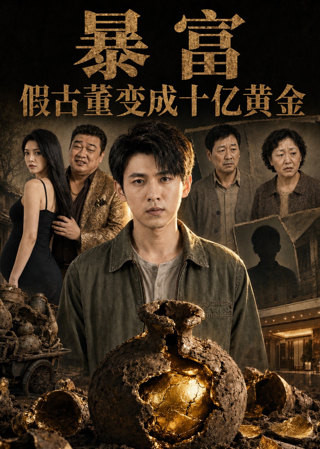 暴富：假古董变成十亿黄金封面图