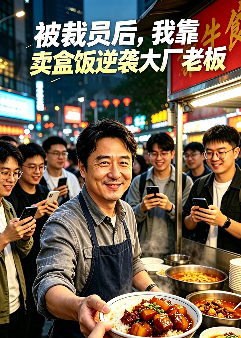 被裁员后，我靠卖盒饭逆袭大厂老板