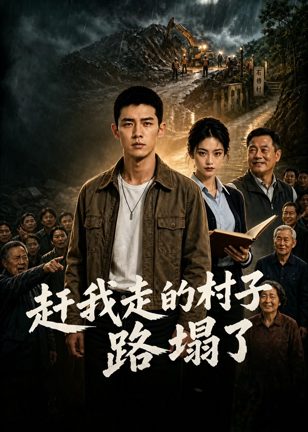 赶我走的村子，路塌了