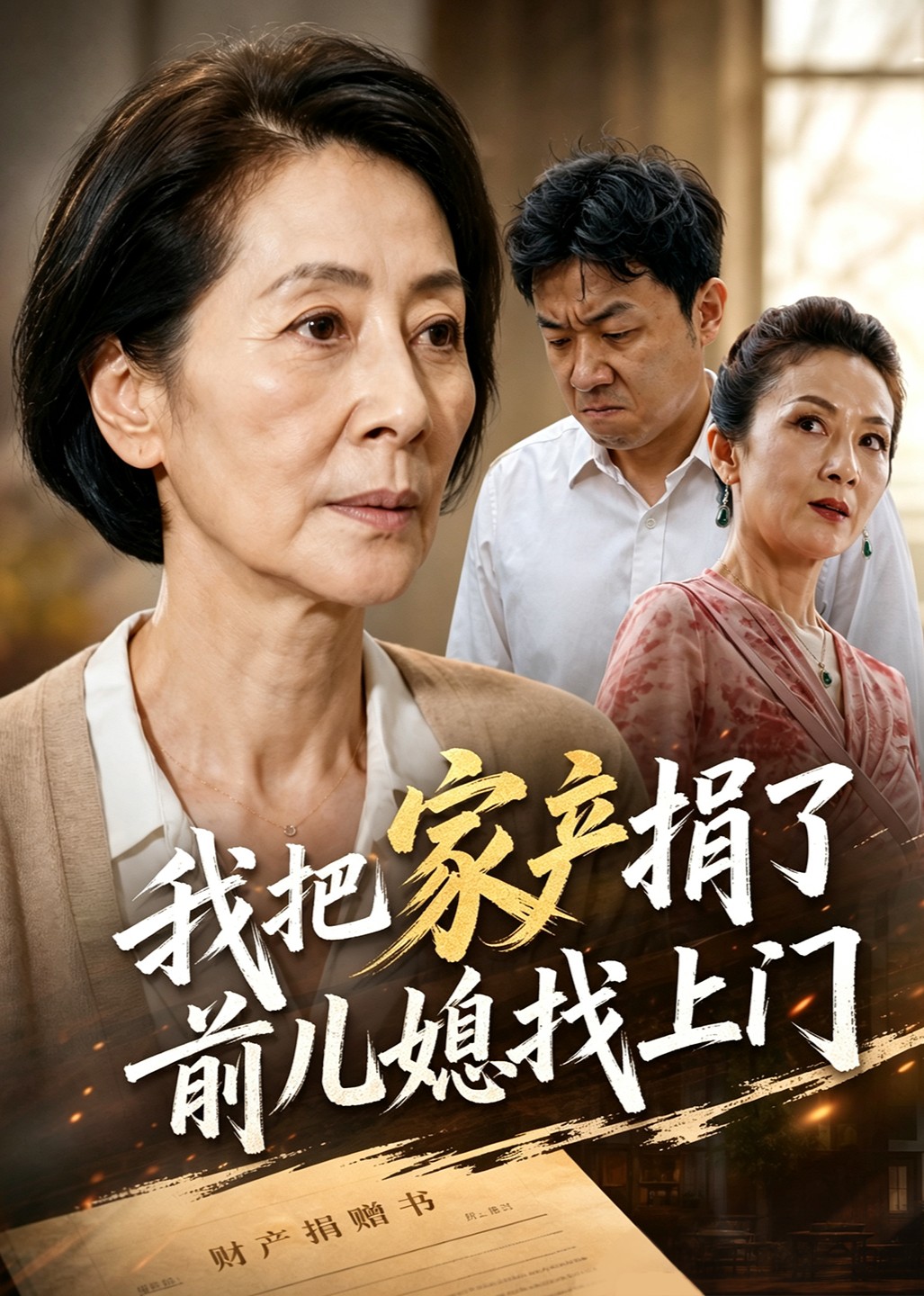 我把家产捐了前儿媳找上门