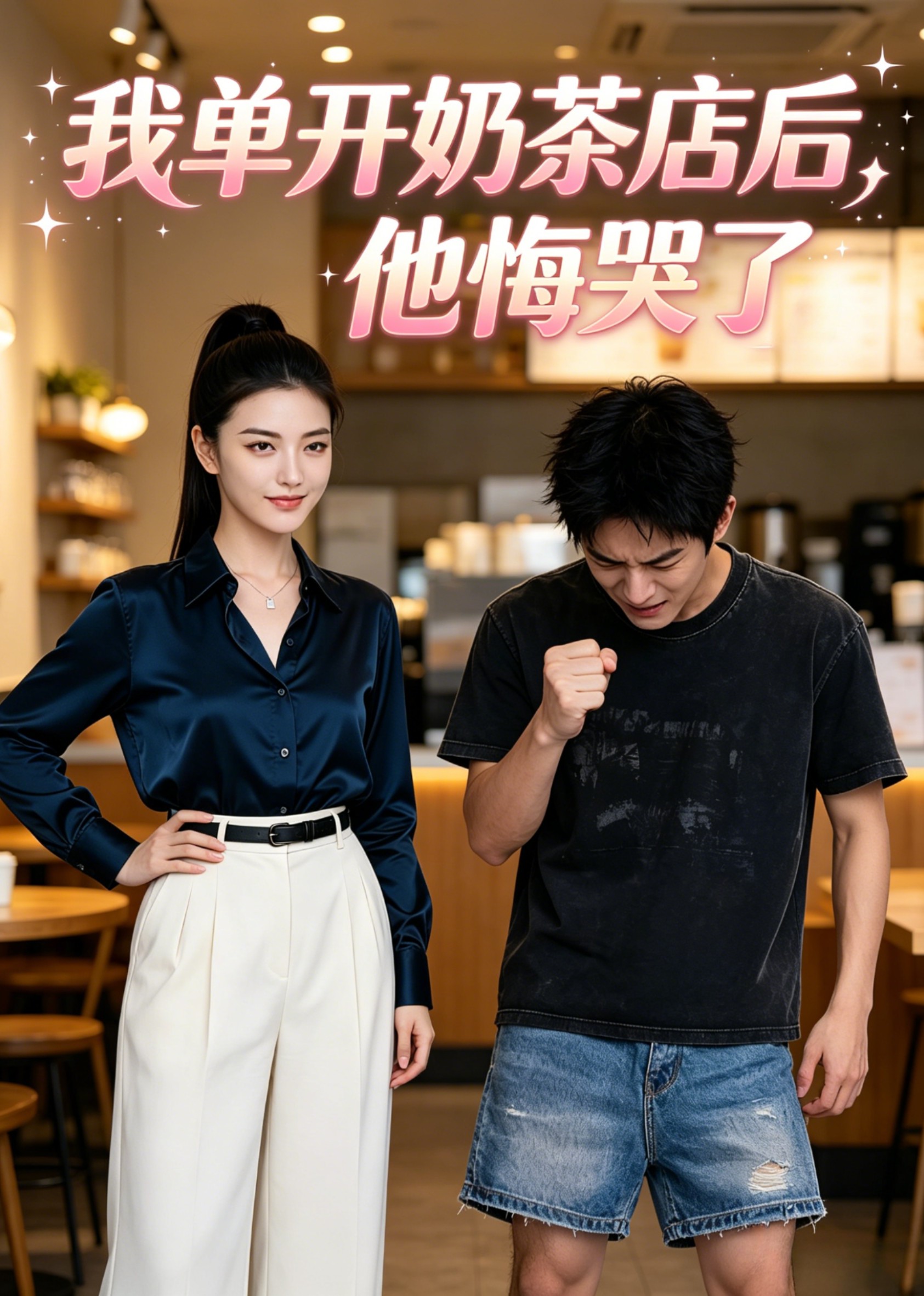 我单开奶茶店后，他悔哭了