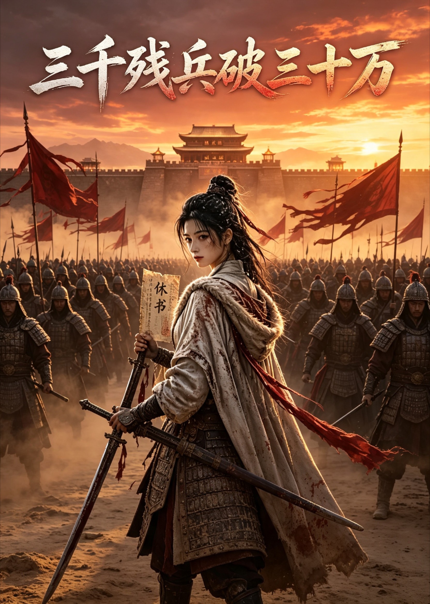 三千残兵破三十万