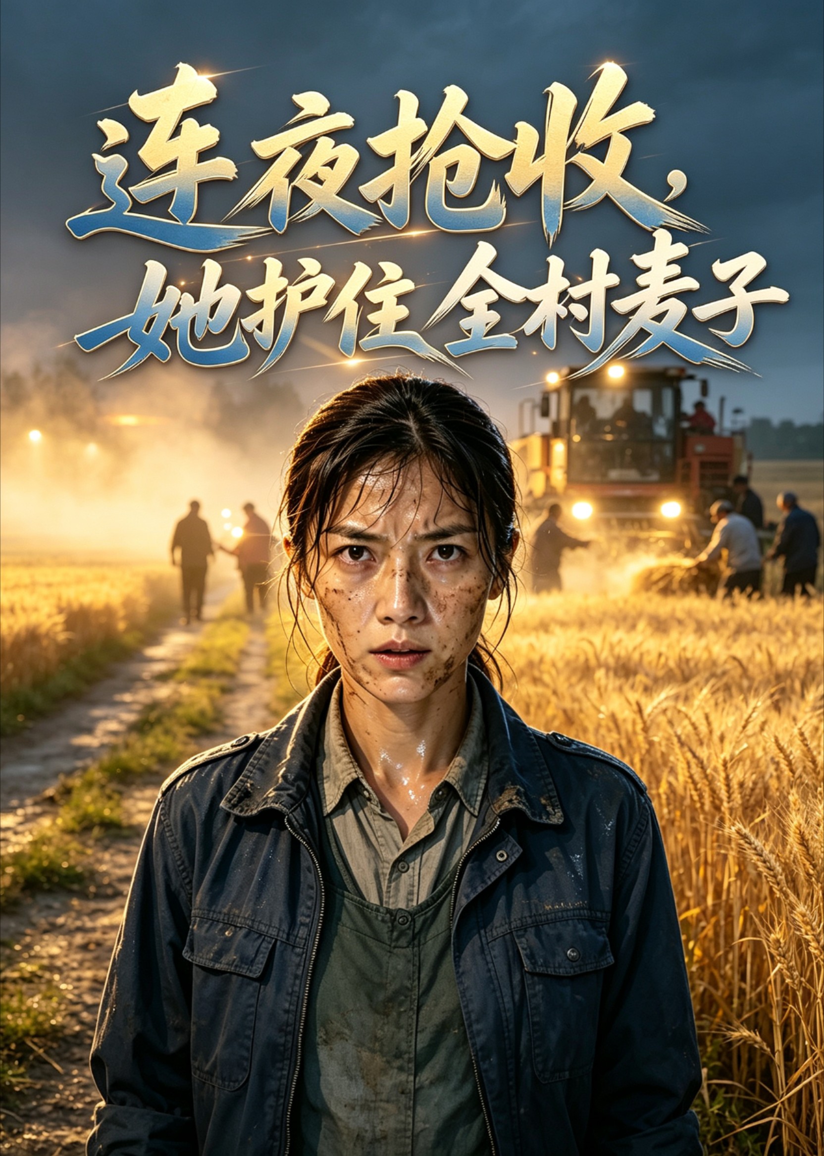 连夜抢收她护住全村麦子