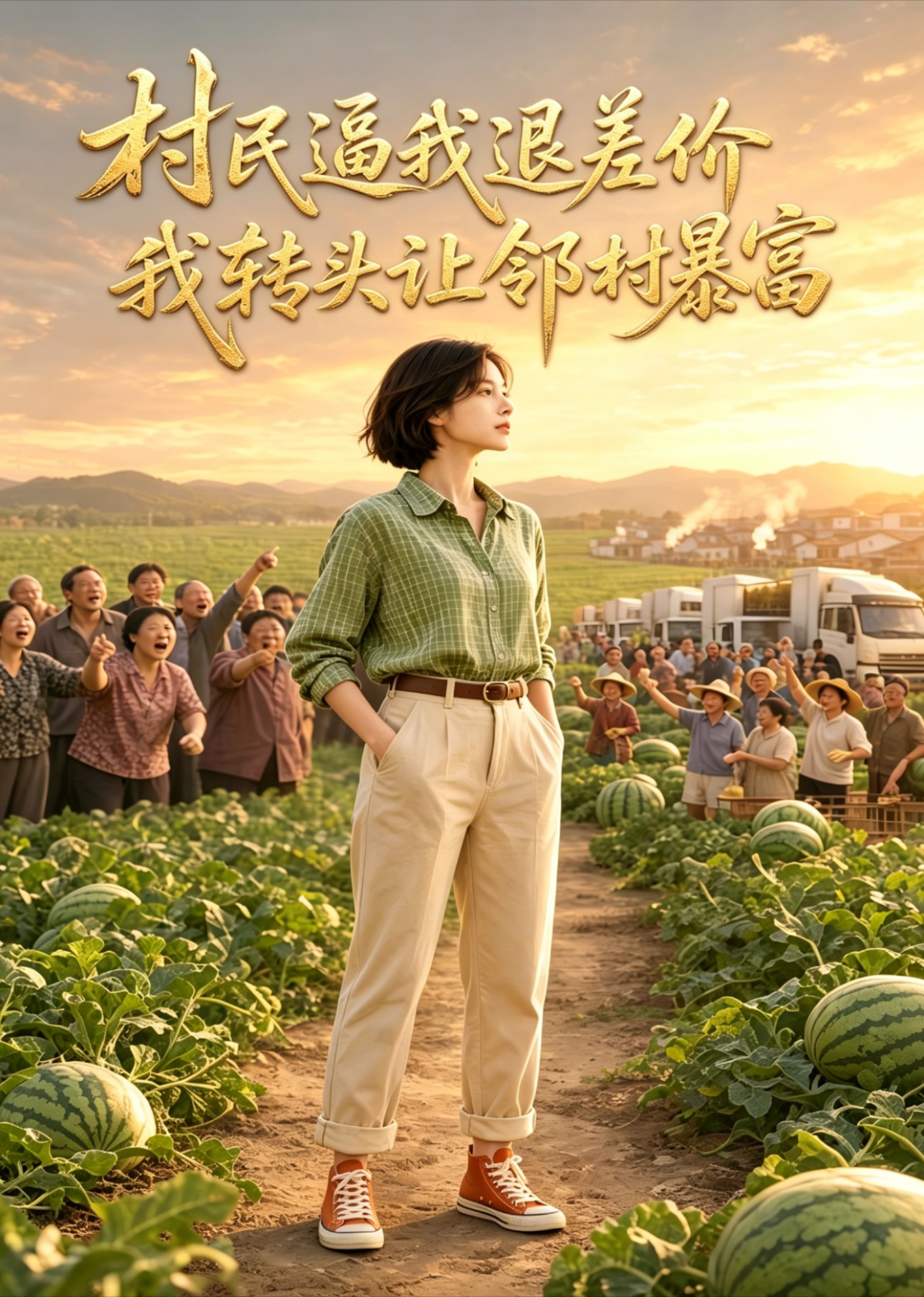 村民逼我退差价，我转头让邻村暴富