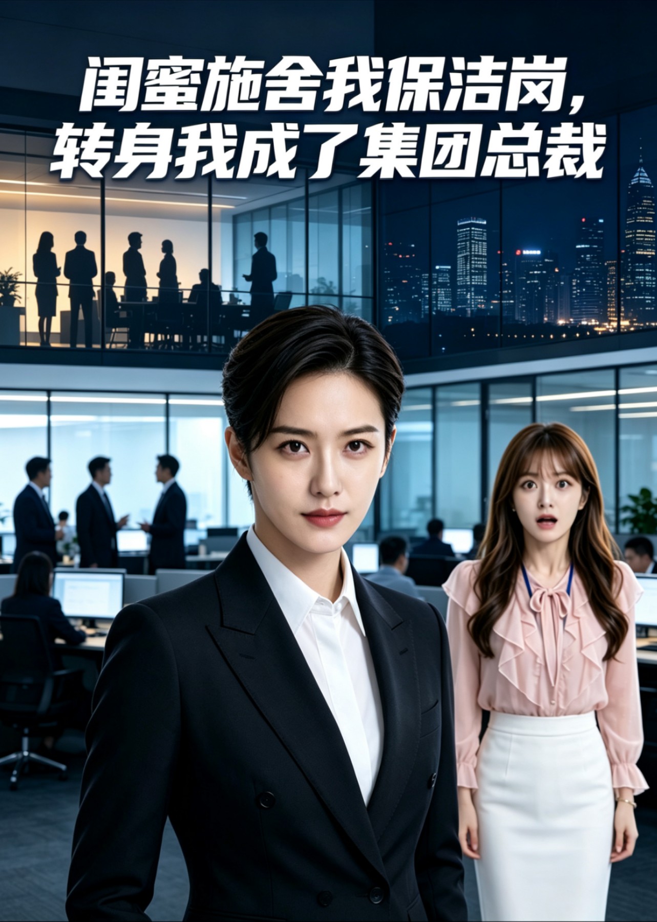 闺蜜施舍我保洁岗，转身我成了集团总裁封面图