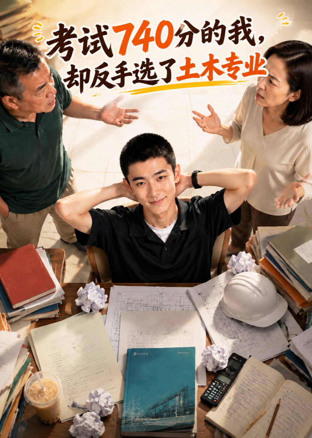 考试740分的我，却反手选了土木专业封面图