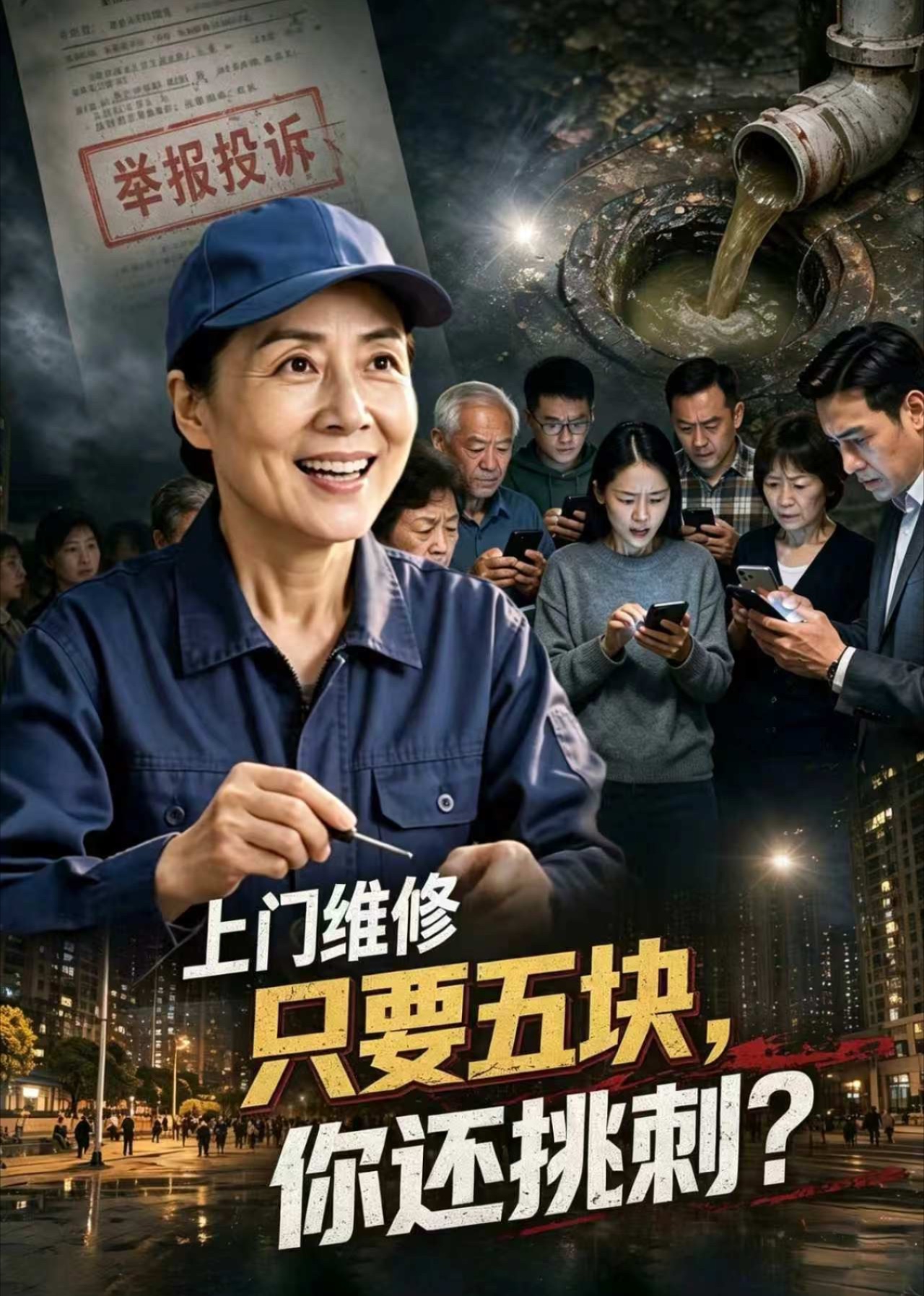 上门维修只要五块，你还挑刺？