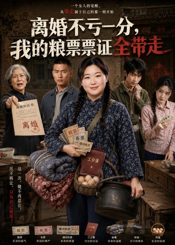 离婚不亏一分我的粮票票证全都带走