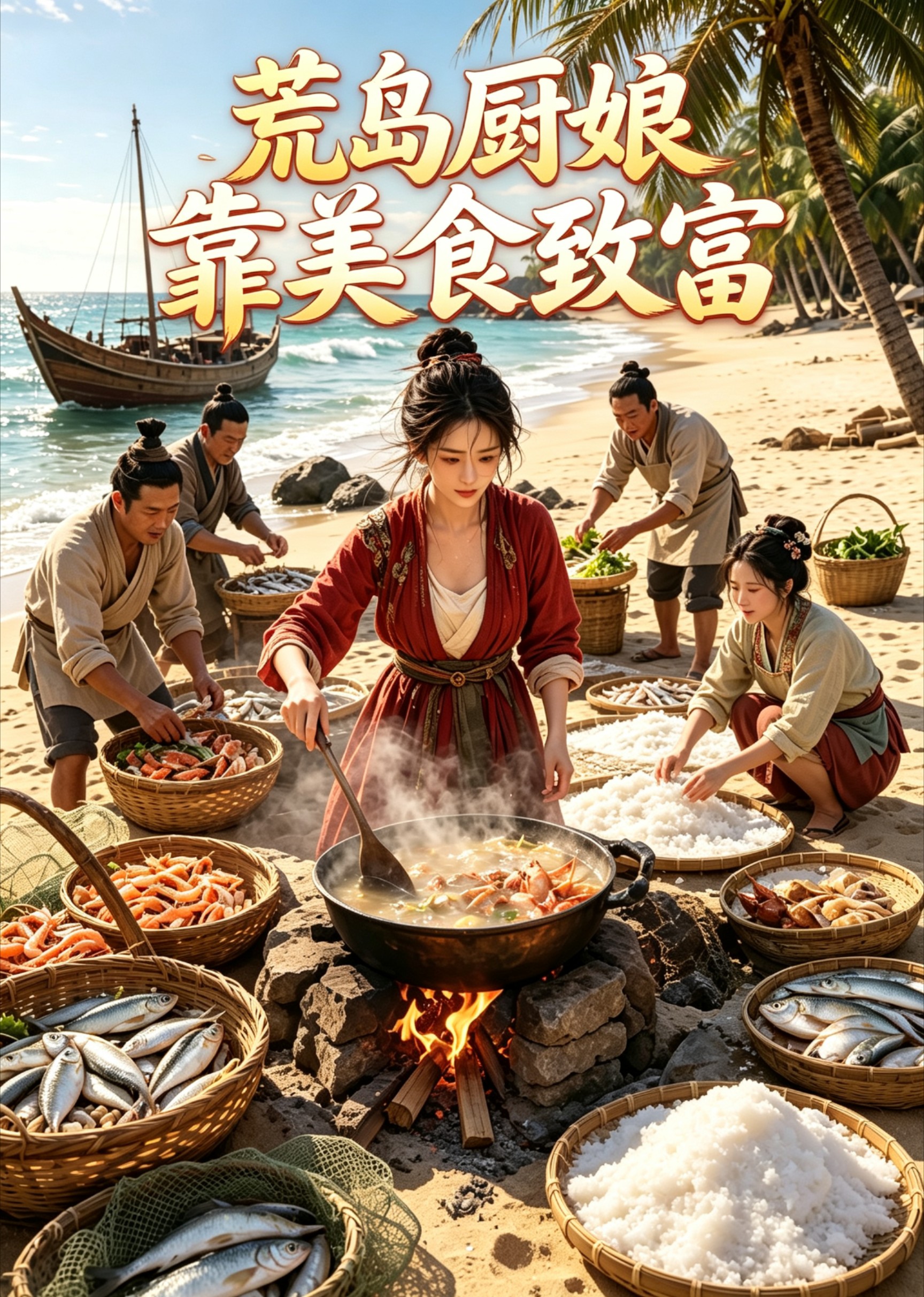 荒岛厨娘靠美食致富