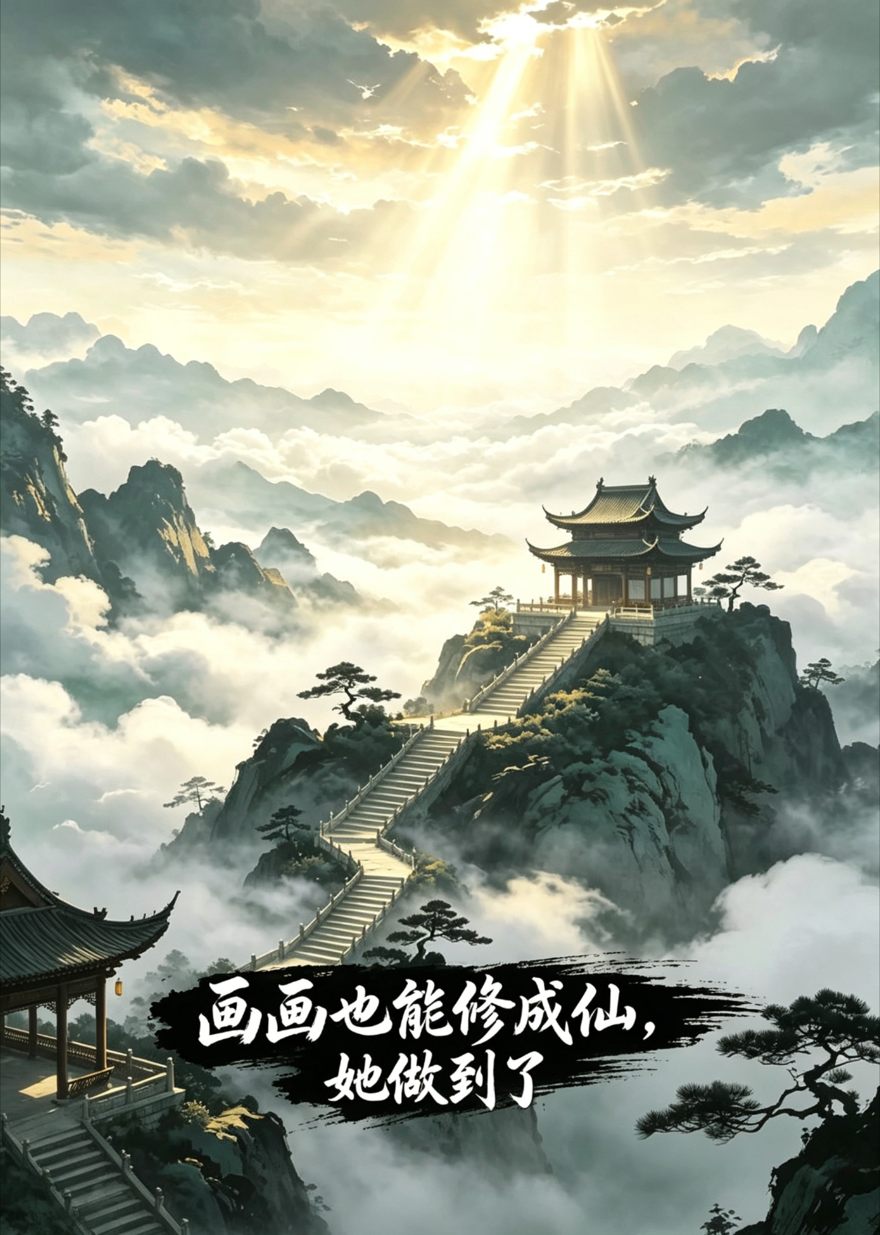 画画也能修成仙，她做到了