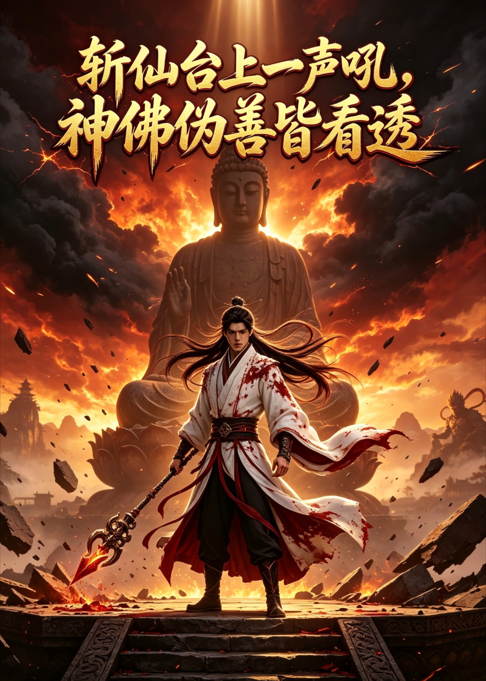 斩仙台上一声吼，神佛伪善皆看透