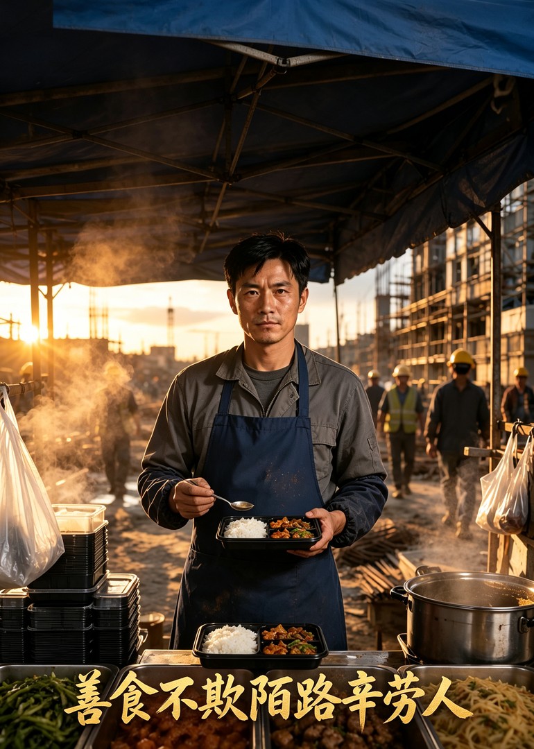 善食不欺陌路辛劳人