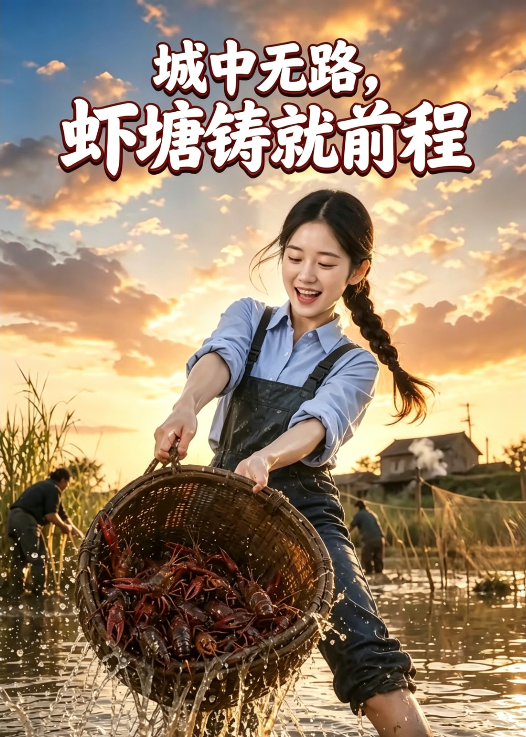 城中无路，虾塘铸就前程