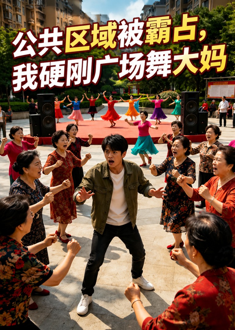 公共区域被霸占，我硬刚广场舞大妈