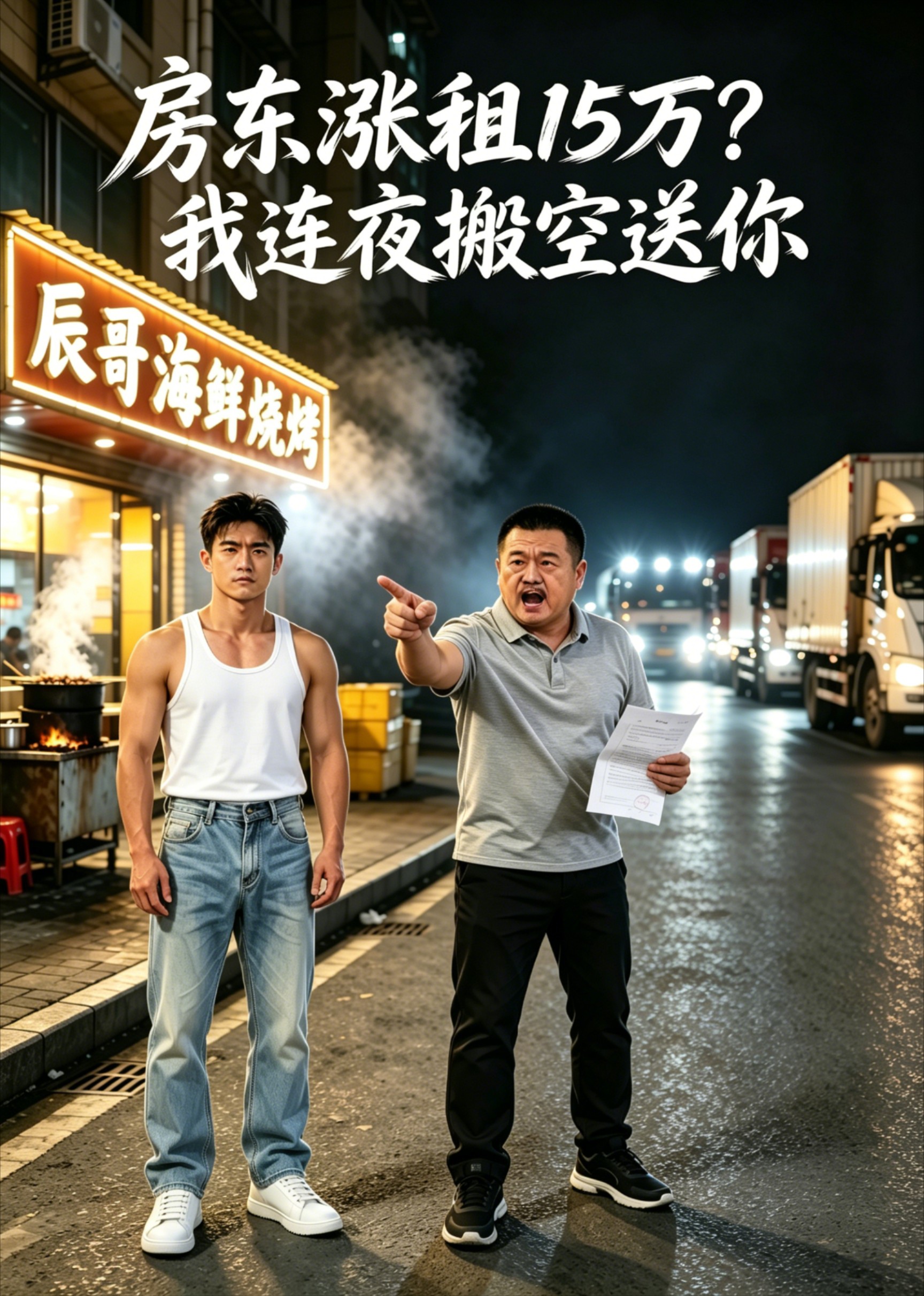 房东涨租15万？我连夜搬空送你