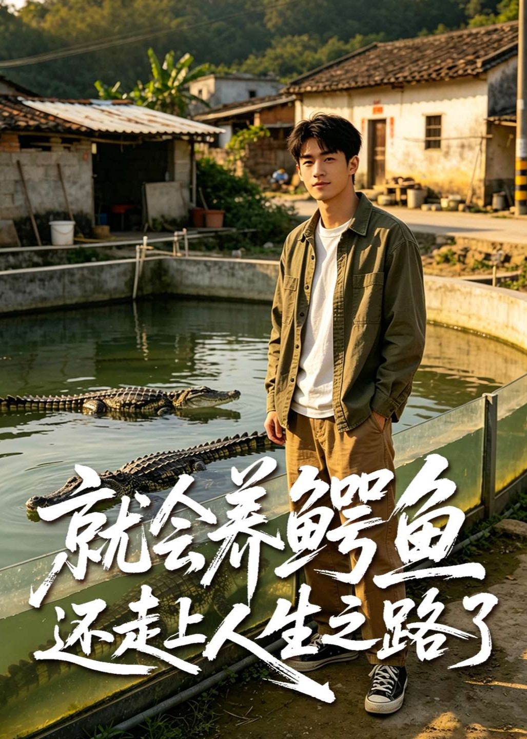 就会养鳄鱼还走上人生之路了