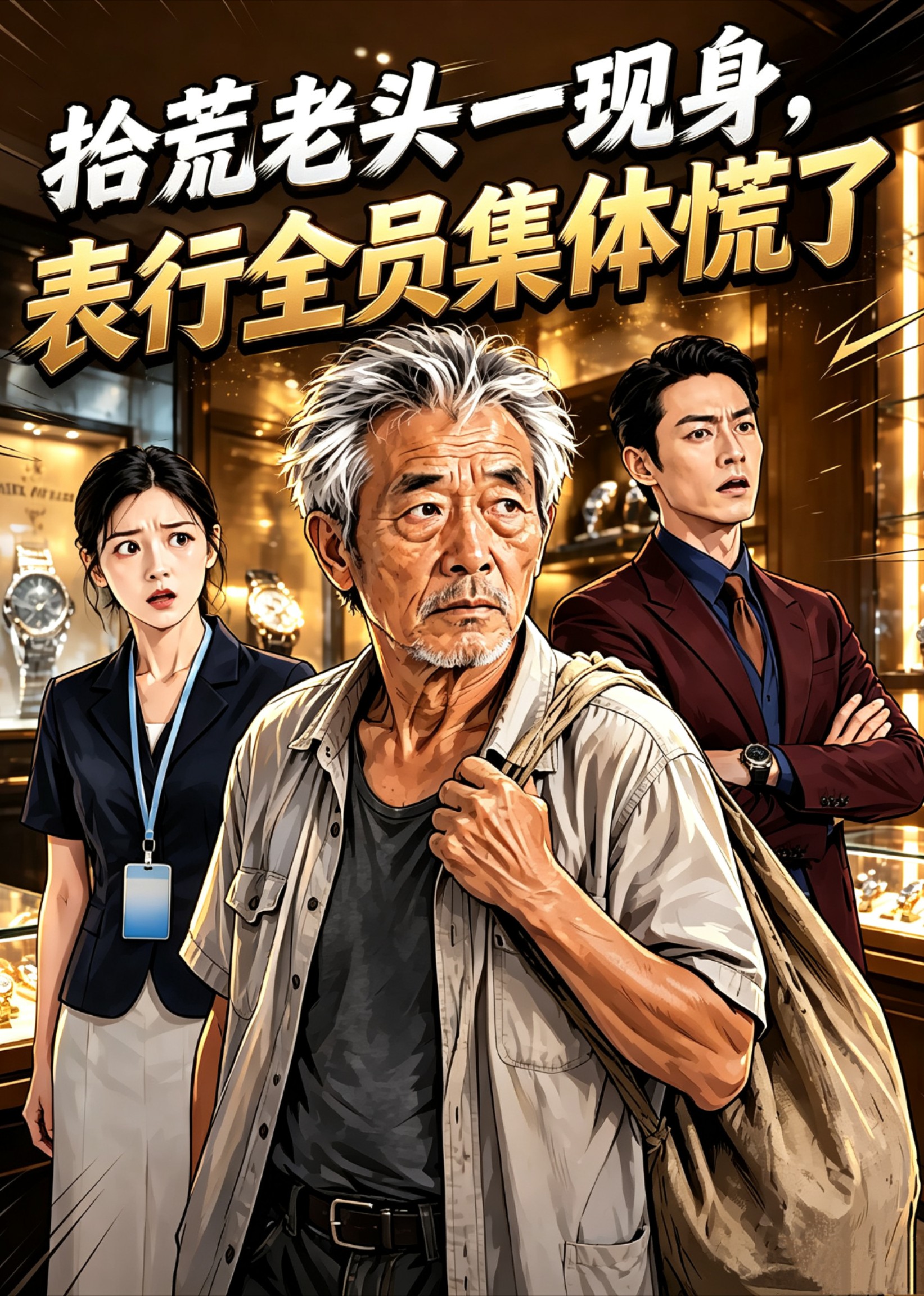 拾荒老头一现身，表行全员集体慌了