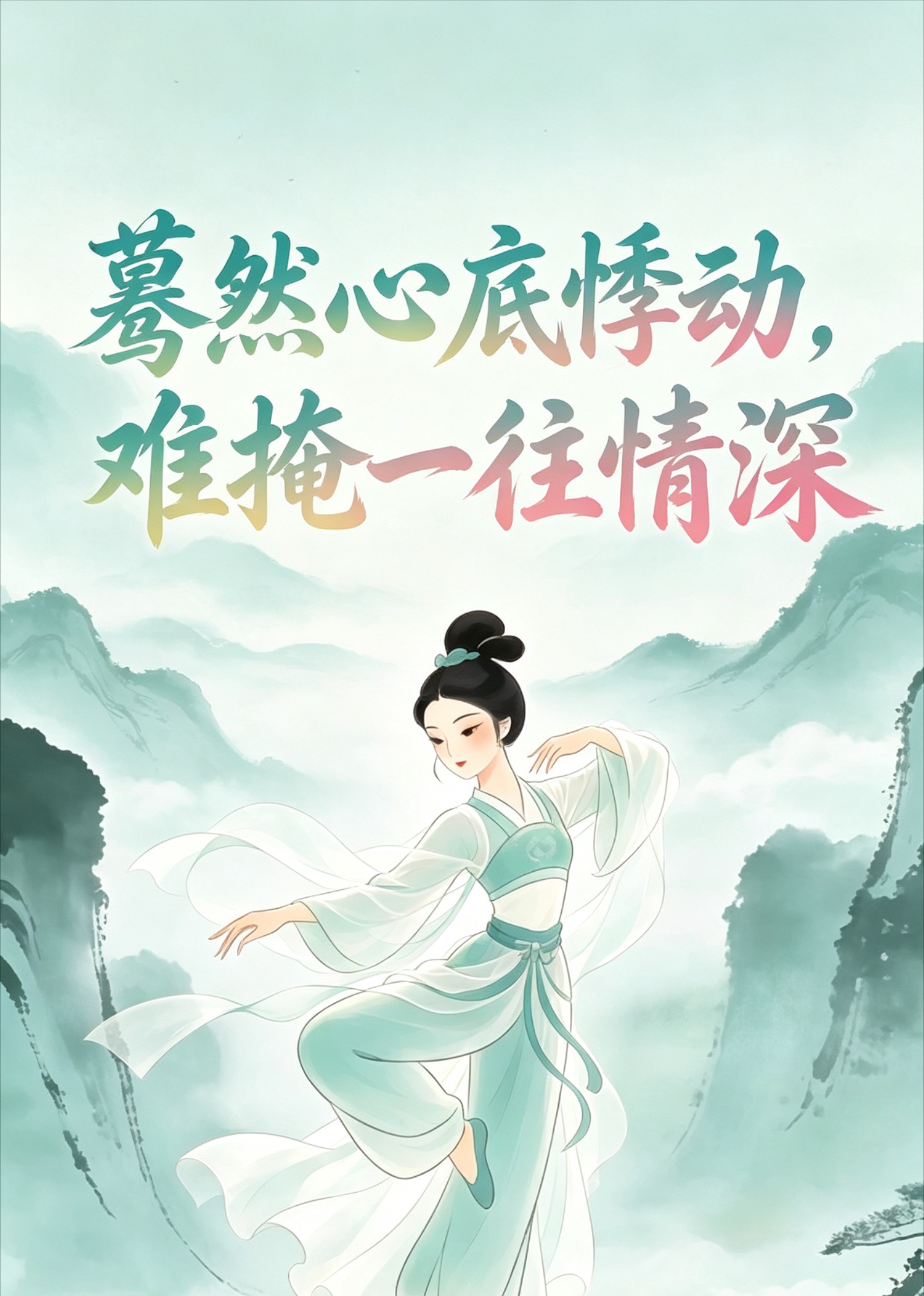 蓦然心底悸动，难掩一往情深封面图