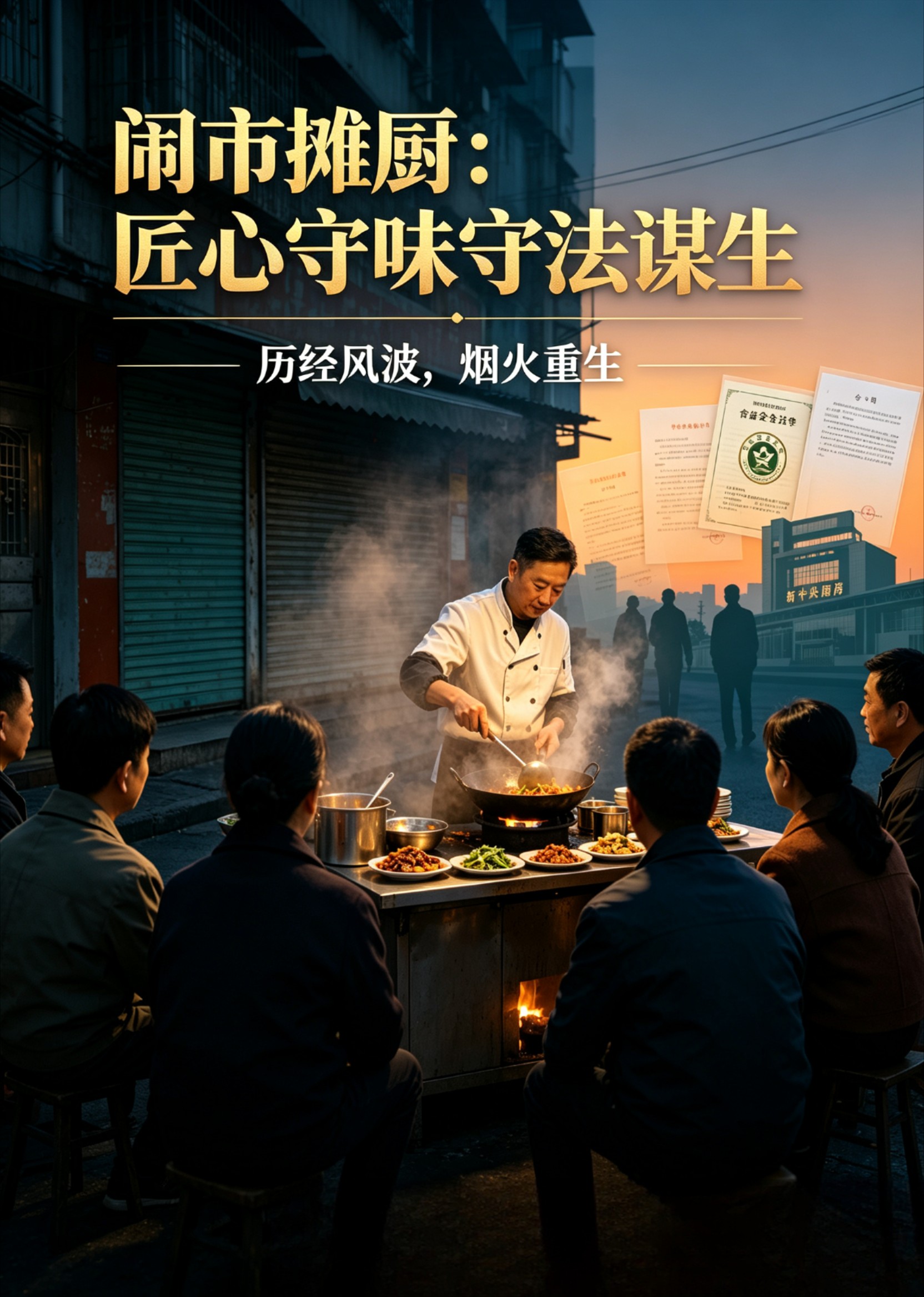 闹市摊厨：匠心守味守法谋生