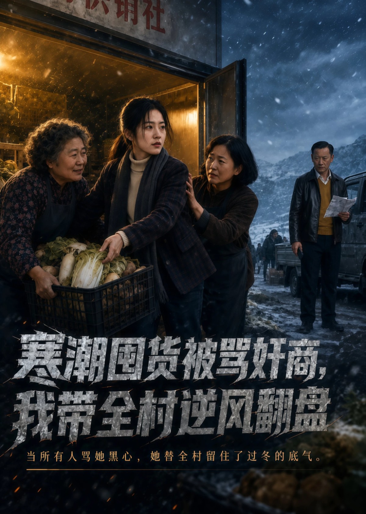 寒潮囤货被骂奸商，我带全村逆风翻盘