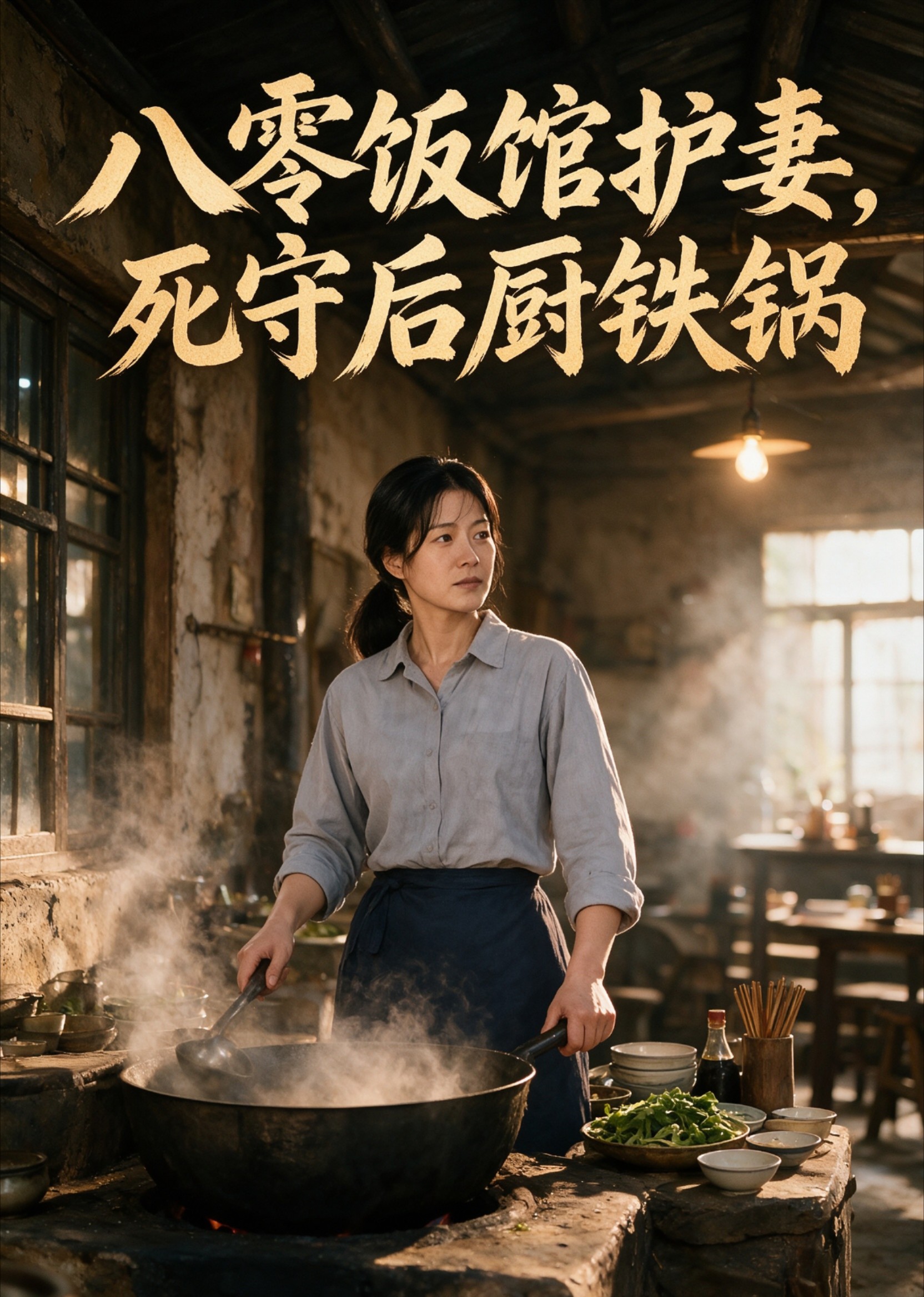 八零饭馆护妻，死守后厨铁锅