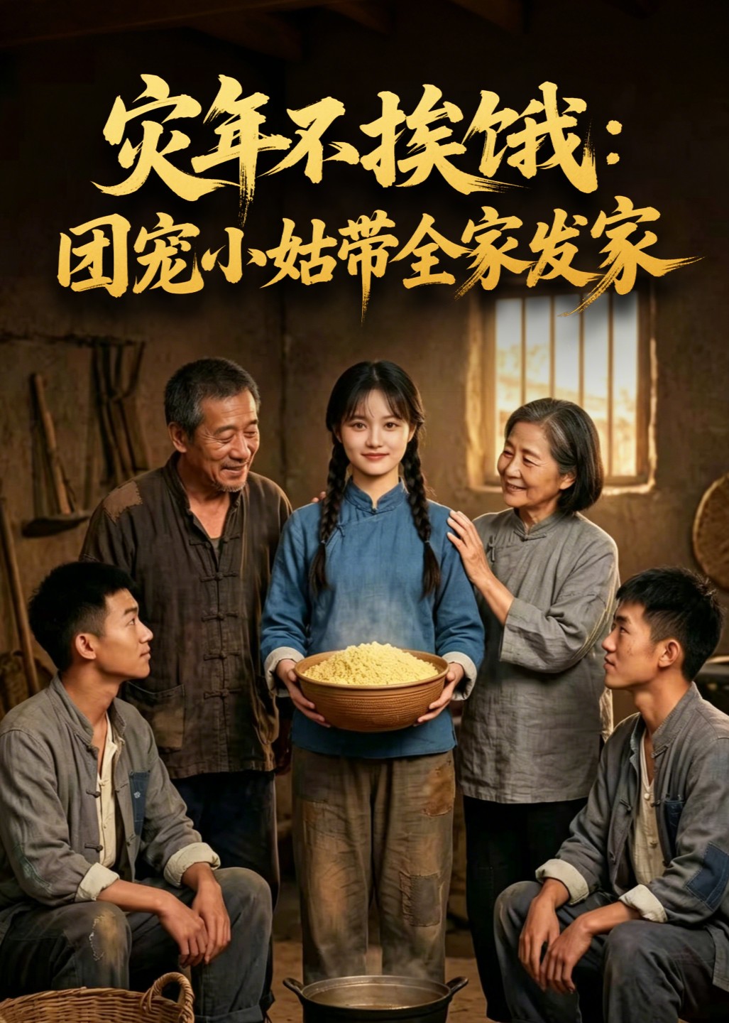 灾年不挨饿：团宠小姑带全家发家