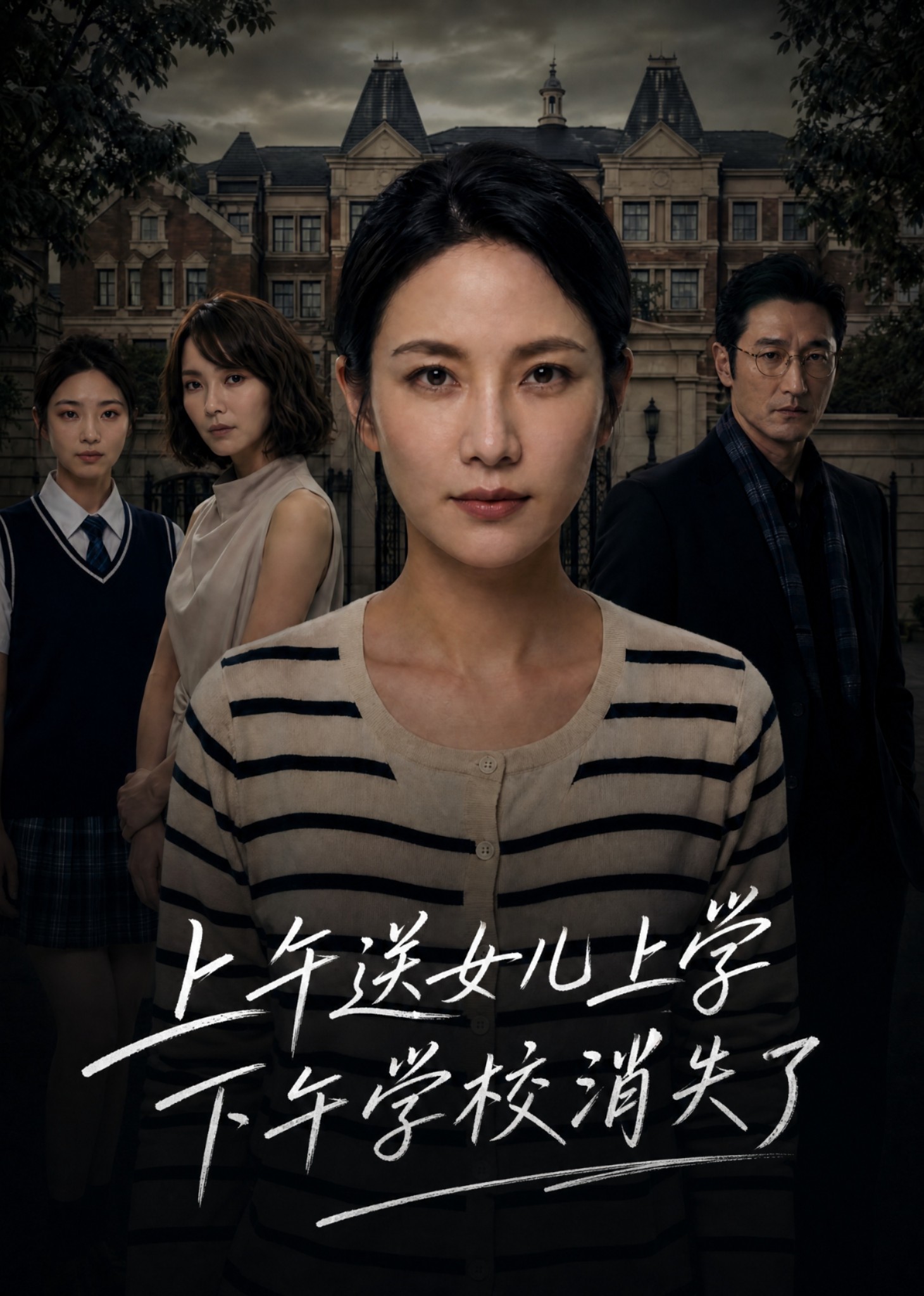 上午送女儿上学下午学校消失了