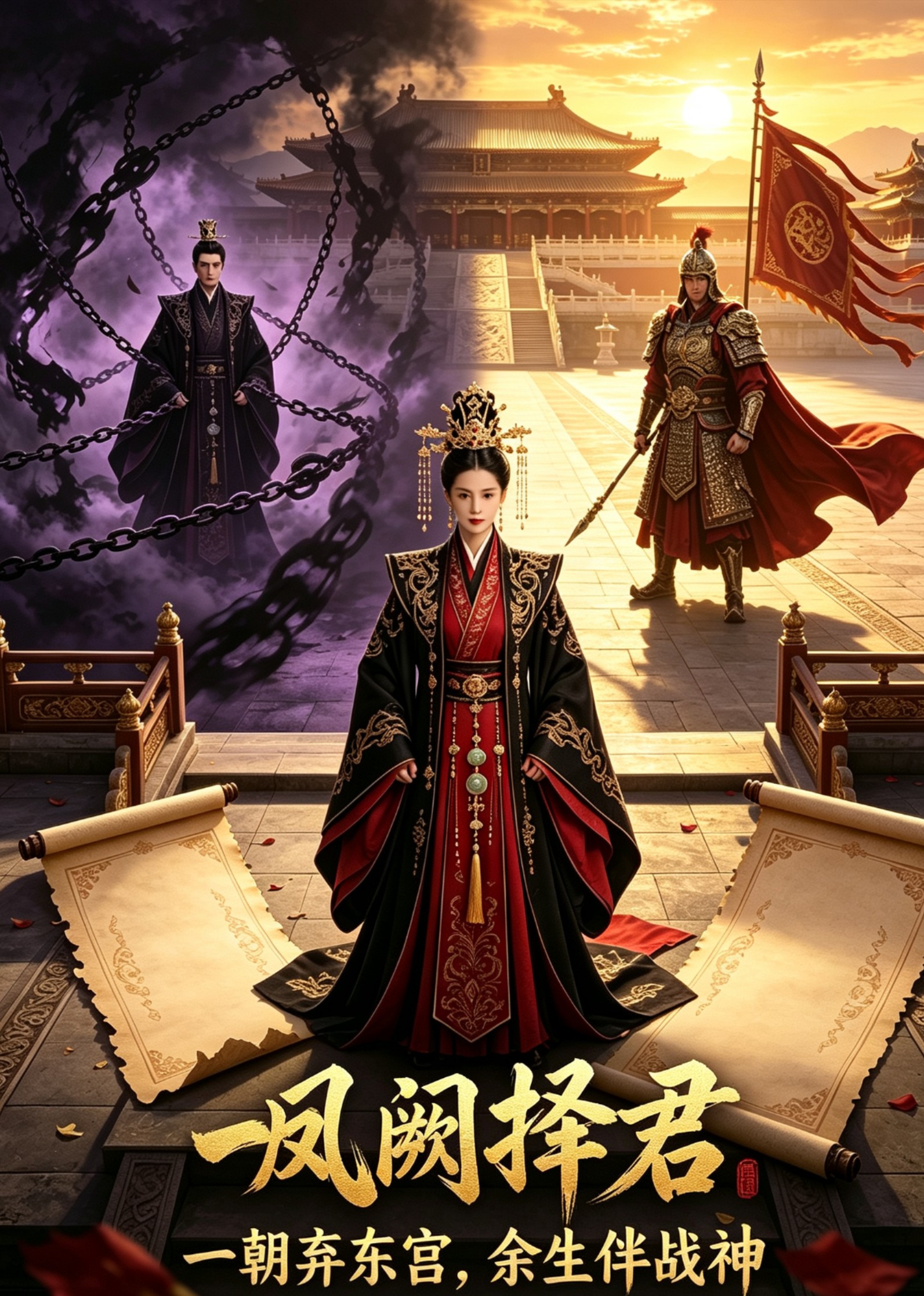 一朝弃东宫，余生伴战神