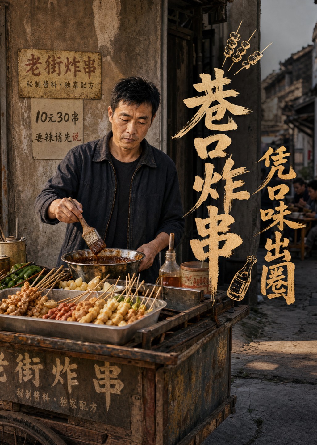 巷口炸串凭口味出圈