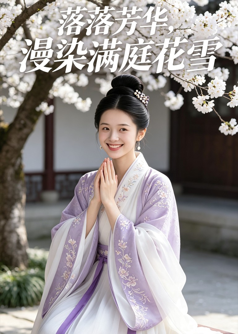 落落芳华，漫染满庭花雪