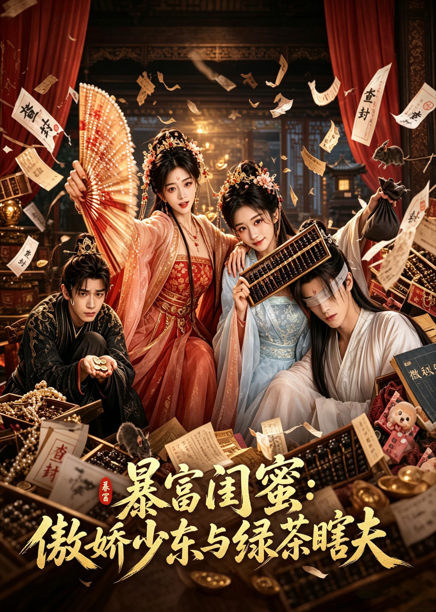 暴富闺蜜：傲娇少东与绿茶瞎夫封面图
