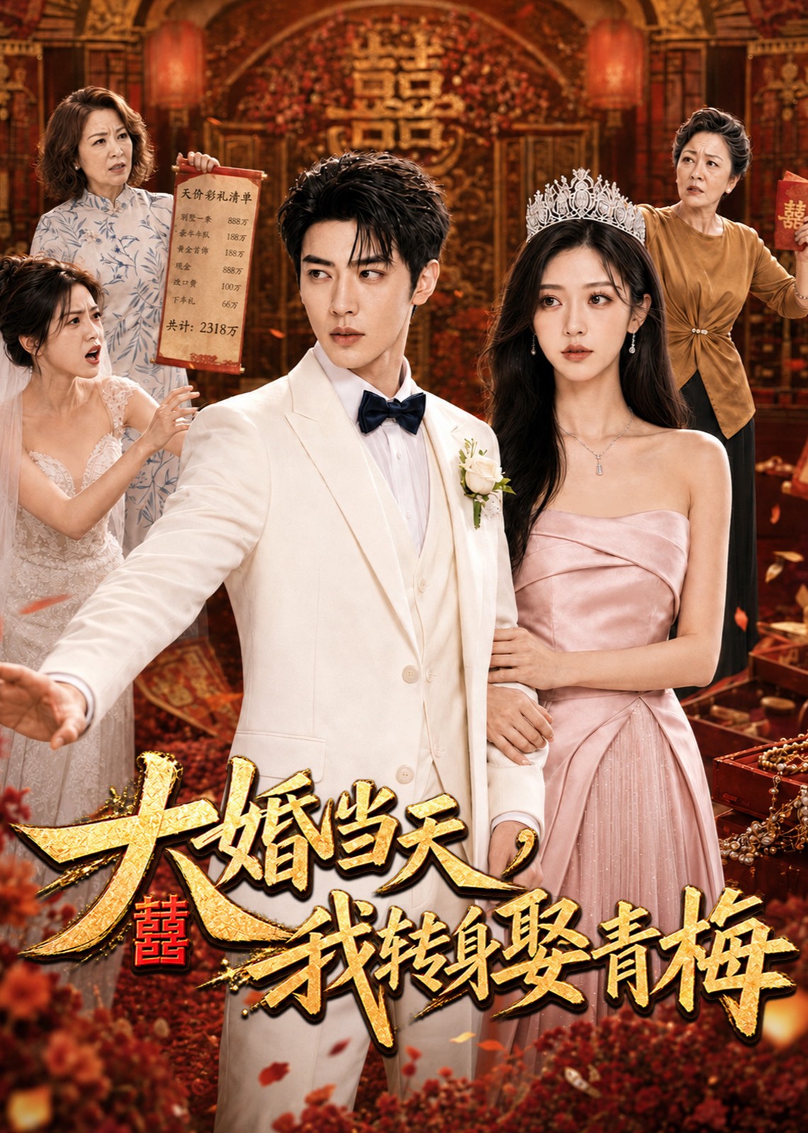 大婚当天，我转身娶青梅封面图