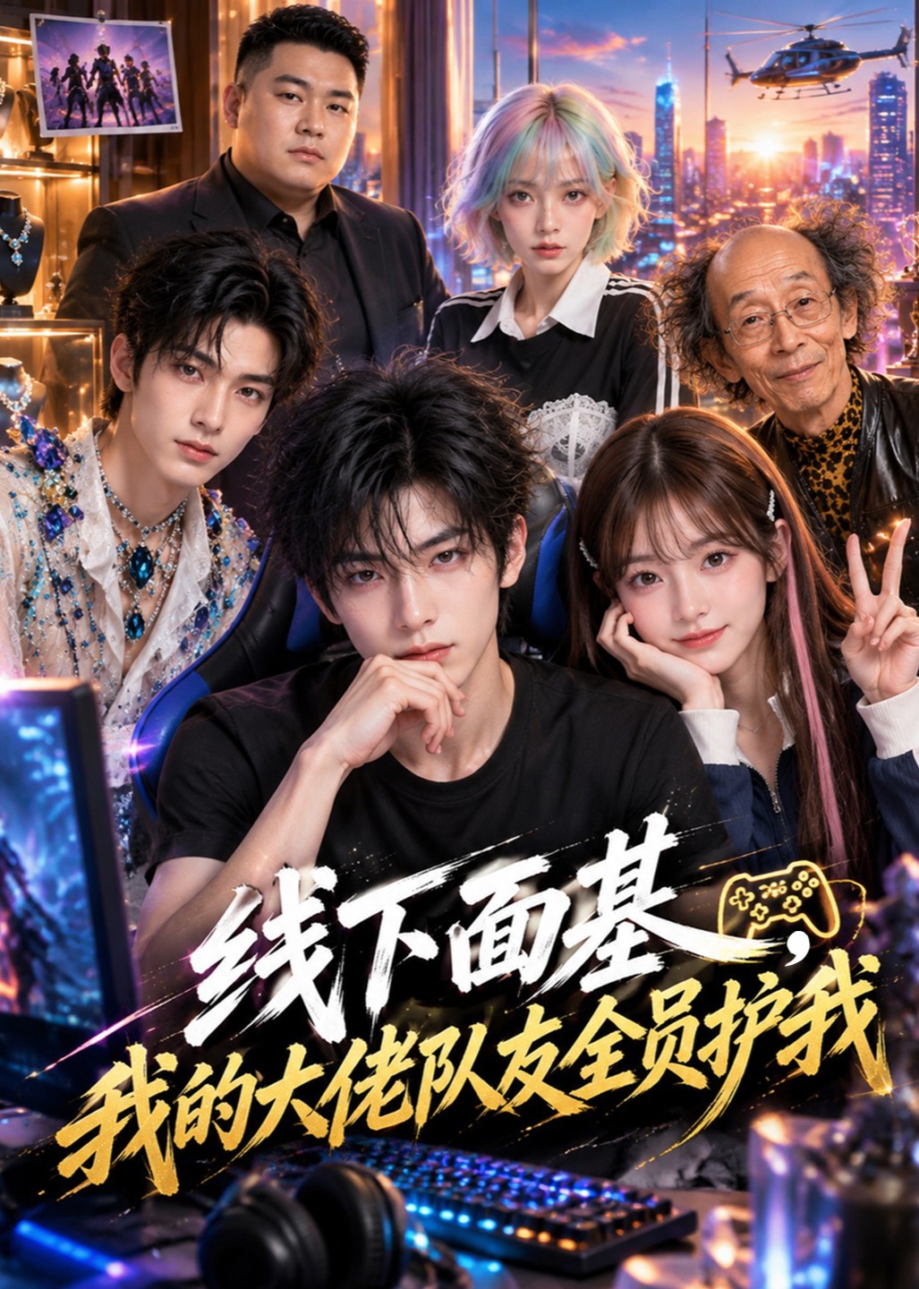 线下面基，我的大佬队友全员护我在线观看
