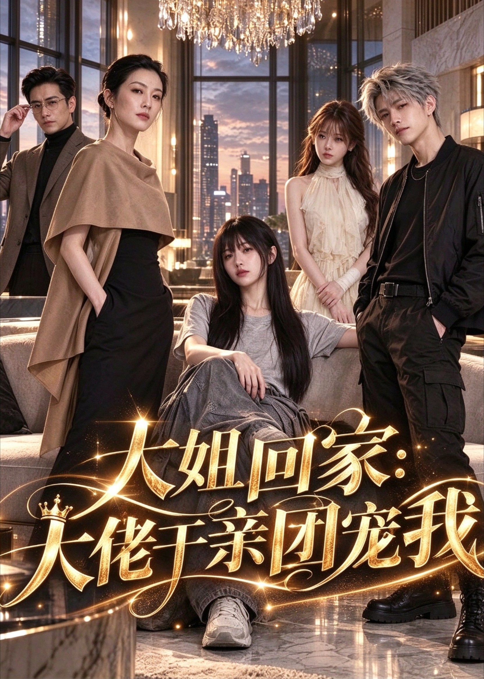 大姐回家：大佬干亲团宠我封面图