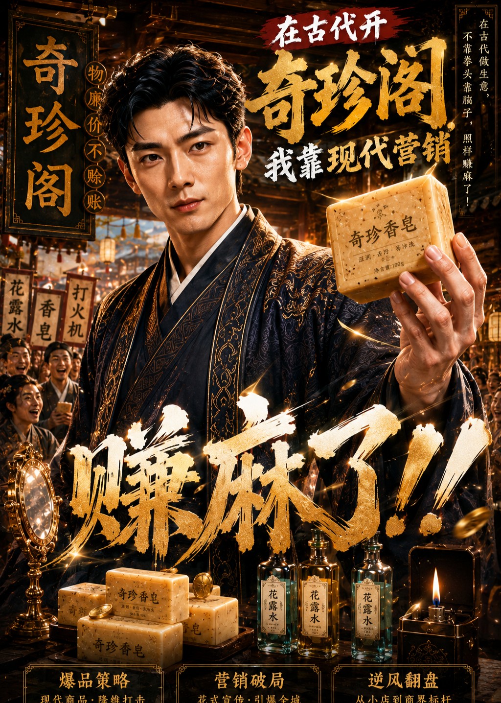 在古代开奇珍阁，我靠现代营销赚麻了封面图
