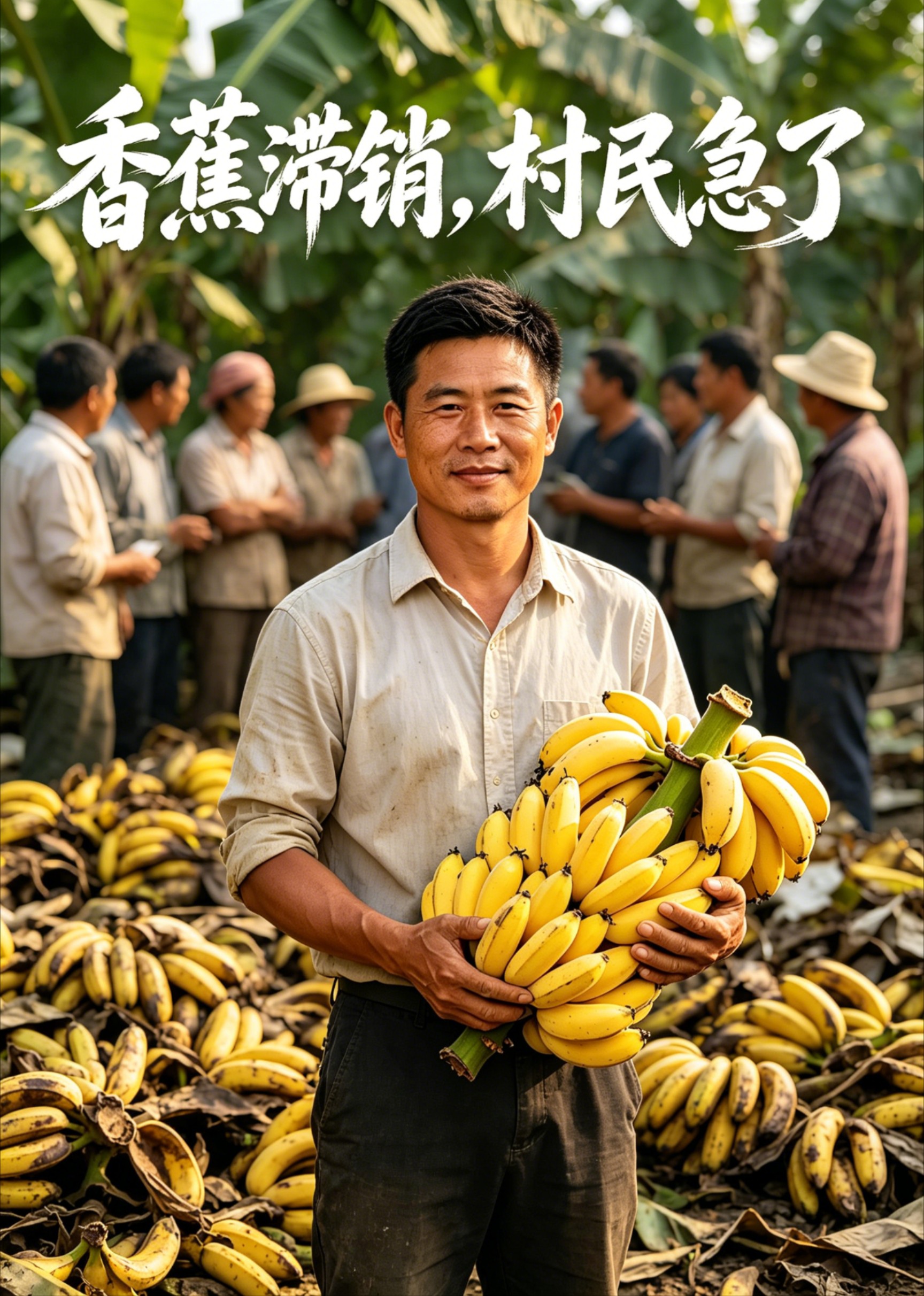 香蕉滞销，村民急了