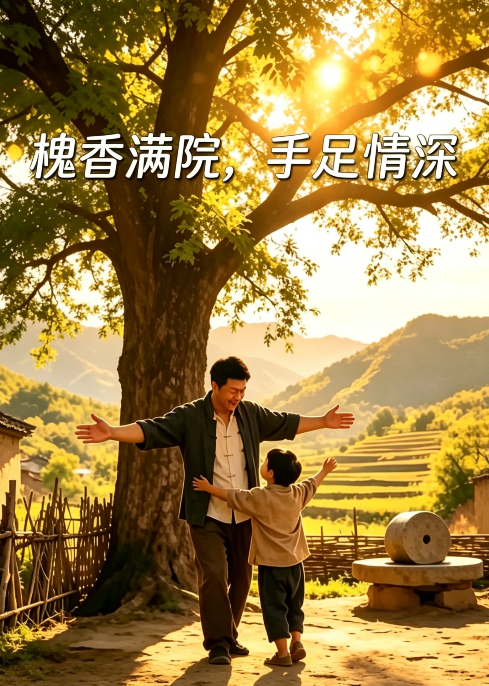槐香满院，手足情深封面图